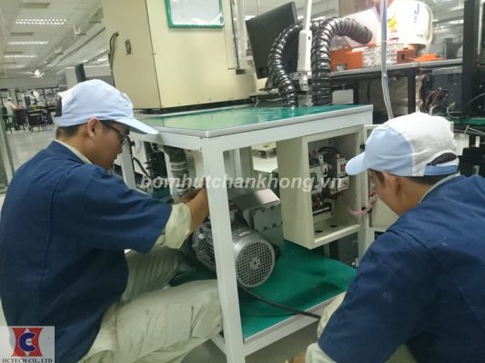 kiem tra dinh ky bom chan khong vong dau