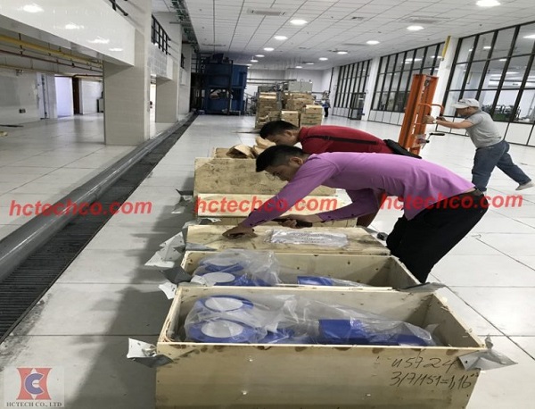 ban giao bom hut chan khong vong nuoc cho cong ty mogami viet nam