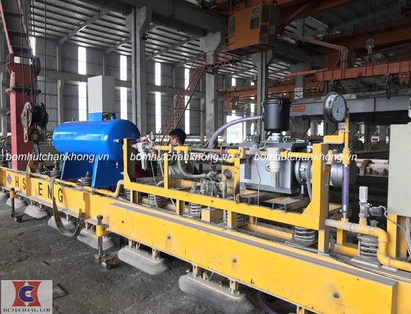 Dự án lắp đặt hệ thống bơm hút chân không Wonchang vận chuyển cọc bê tông cho nhà máy Amaccao