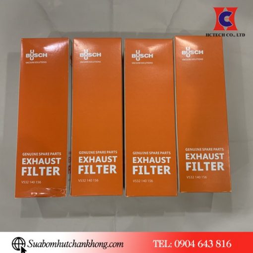Lọc tách dầu chân không Busch 0532140156 có vỏ lọc trắng cam