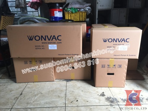 HCTECH NHẬP KHẨU LÔ HÀNG BƠM CHÂN KHÔNG WONCHANG THÁNG 1/2019