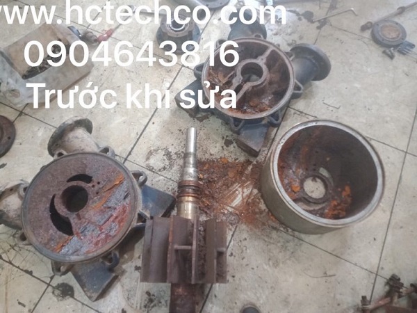 sua bom hut chan khong vong nuoc hu hong nang