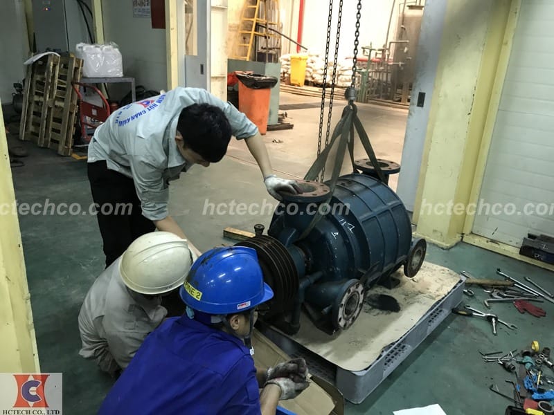 HƯỚNG DẪN SỬA CHỮA BƠM HÚT CHÂN KHÔNG VÒNG NƯỚC BỊ HỎNG