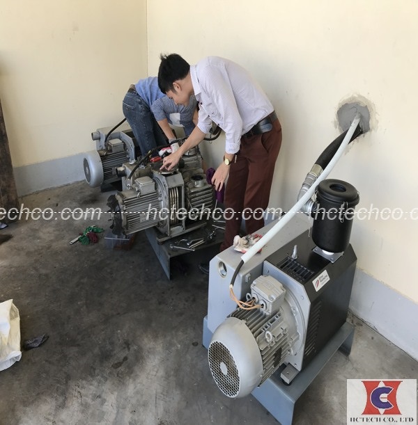 sua chua bao duong he thong bom chan khong trung tam tai benh vien da khoa thien hanh dak lak