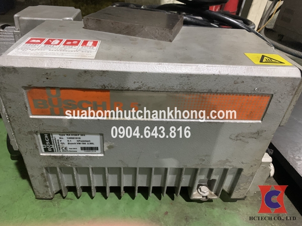Sửa chữa bơm hút chân không Busch tại công ty Fuja – Hưng Yên
