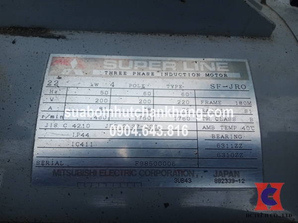 Sửa chữa bơm hút chân không Anlet FT4.2000LE – Nhật Bản