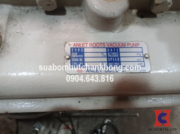 Sửa chữa bơm hút chân không trục vít Anlet CT4-300 – Nhật Bản