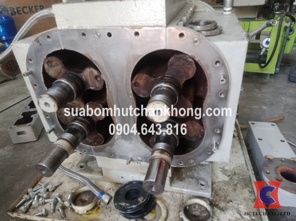 Loại bỏ dị vật ở buồng và cánh bơm