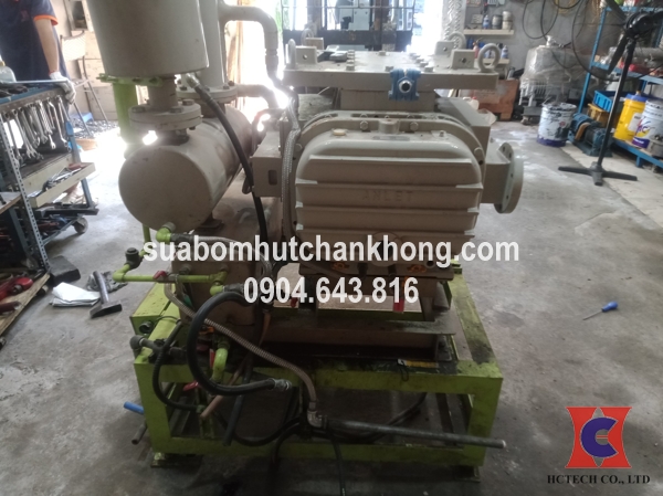 Lắp đặt hoàn thiện bơm sau sửa chữa
