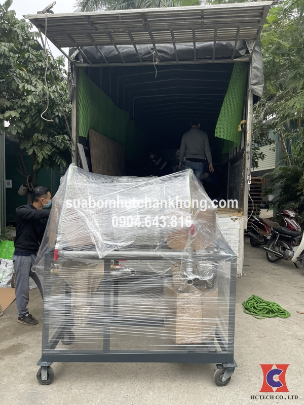Vận chuyển hệ thống bơm hút chân không