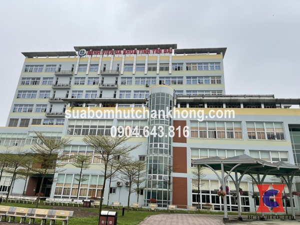 Lắp đặt hệ thống bơm hút chân không cho bệnh viện đa khoa tỉnh Yên Bái