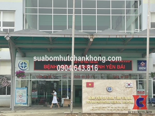 Lắp đặt hệ thống tại bệnh viện đa khoa tỉnh Yên Bái