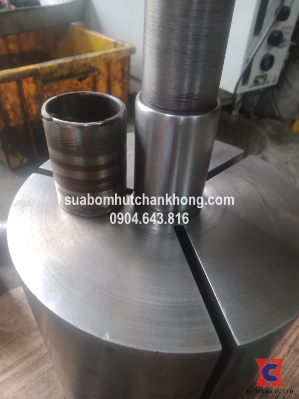 Thay thế bạc đạn mới cho bơm