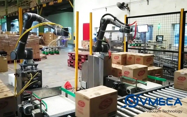 Ứng dụng của van hút chân không khí nén trong đóng gói