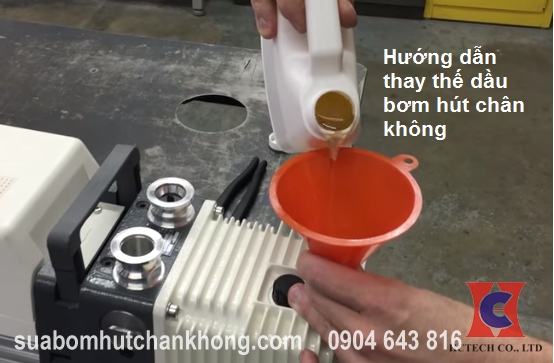 Cách Thay Dầu Máy Hút Chân Không Đúng Kỹ Thuật Tại Nhà