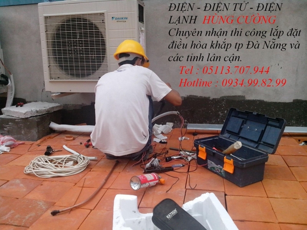 Vương Hùng Cường sửa chữa bơm nước tại Đà Nẵng