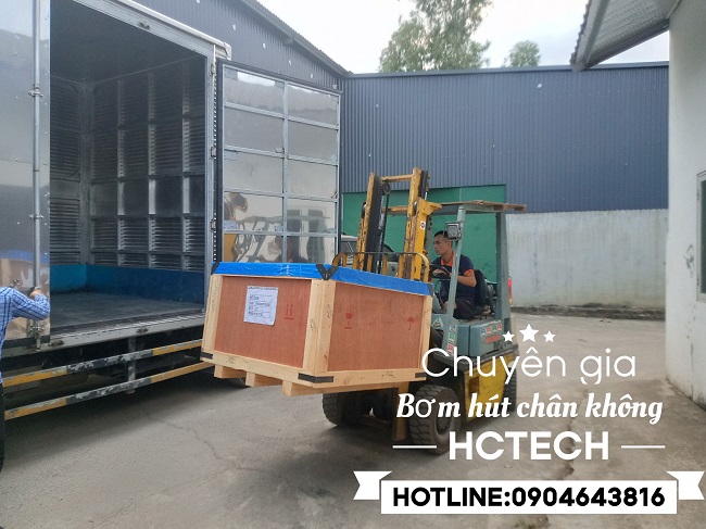 Vận chuyển máy bơm chân không Hanchang vào kho