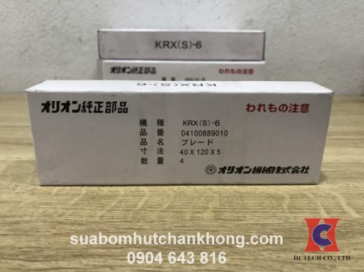 Bạn có thể tự thay thế cánh gạt carbon cho bơm chân không KRXS-6