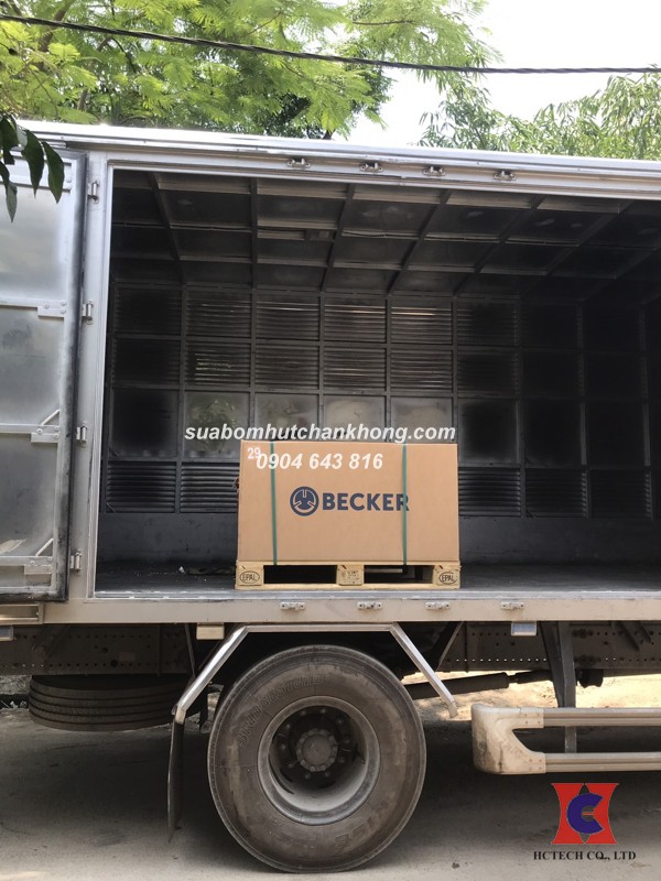 Máy bơm chân không Becker vận chuyển đến kho