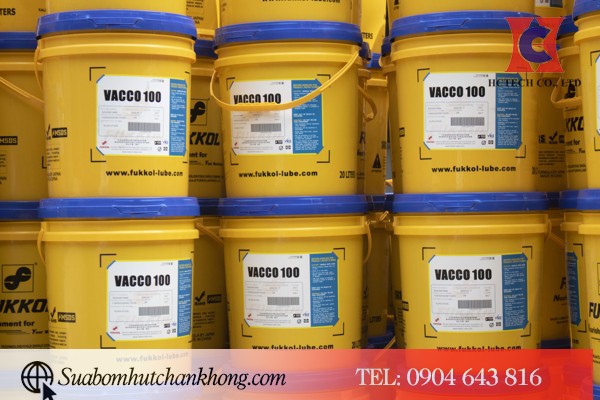 Dầu chân không Vacco 100 được khách hàng rất tin dùng