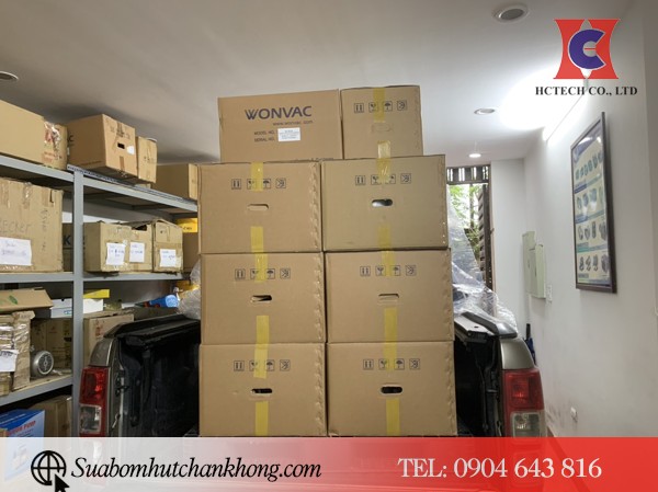 Nhập Khẩu Lô Hàng Bơm Chân Không Wonchang Mới Tại HCTECH
