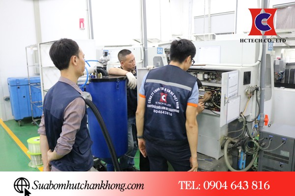 Kết nối hệ thống hút bụi với máy CNC