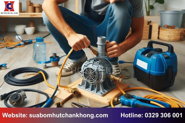 Cách điều chỉnh bơm hút chân không đúng kỹ thuật