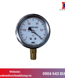 Đồng hồ đo áp suất chân không cơ học không dầu